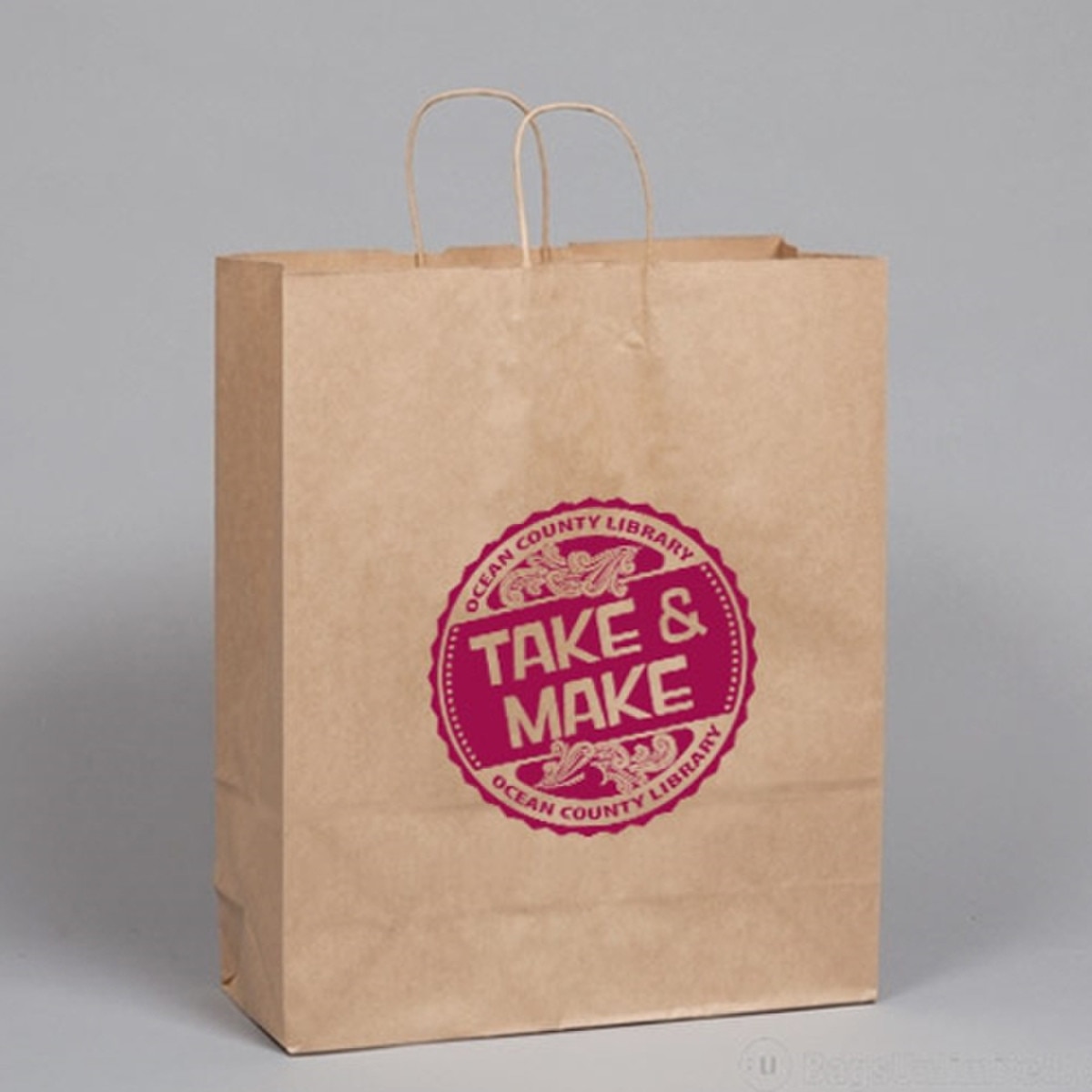 Natural Kraft Paper Custom PRINTED